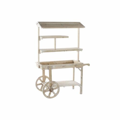 Havevogn DKD Home Decor Lys brun 118 x 53 x 166 cm
