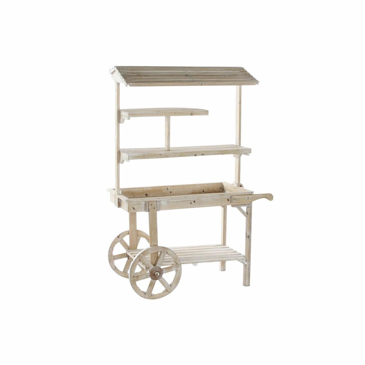Havevogn DKD Home Decor Lys brun 118 x 53 x 166 cm
