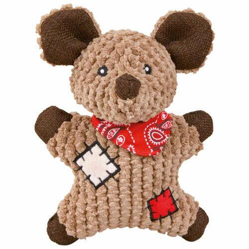 Plush legetøj til hunde Trixie Polyester Jute Mus 19 cm
