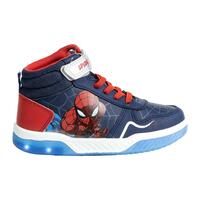 Afslappende sko med LED-lys Spider-Man Mørkeblå 30