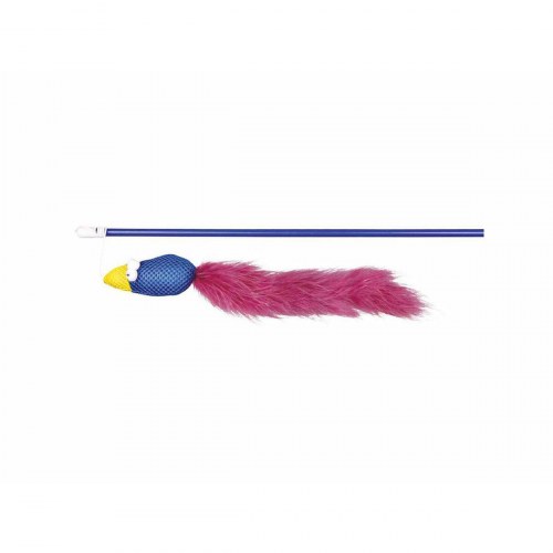 Kattelegetøj Trixie Fugl - drillepind med rangle, 50 cm