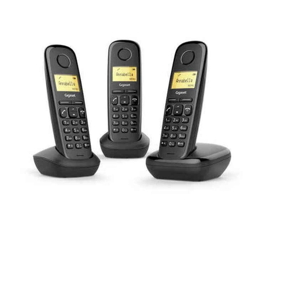 Trådløs telefon Gigaset A170 Trio 1,5" - sort rav (3 håndsæt)