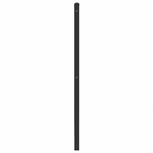 Sengegavl 137 cm i konstrueret træ og stål - sonoma-eg