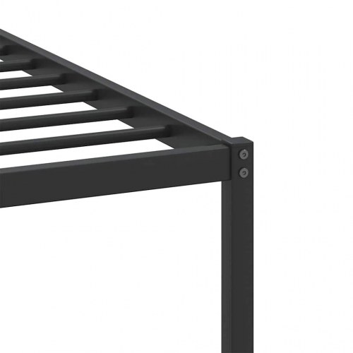 Sengeramme 80 x 200 cm med sengegavl - brun egetræ