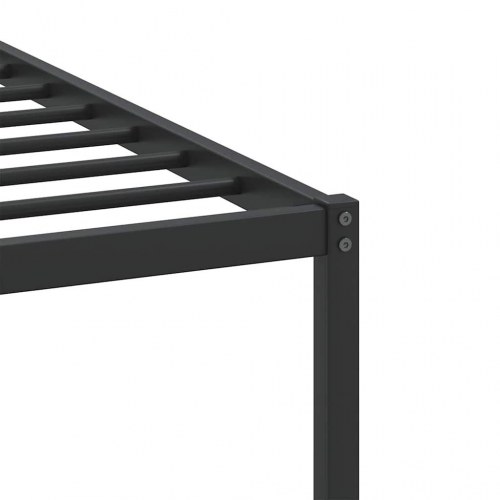 Sengeramme med sengegavl 90 x 200 cm uden madras - brun egetræ