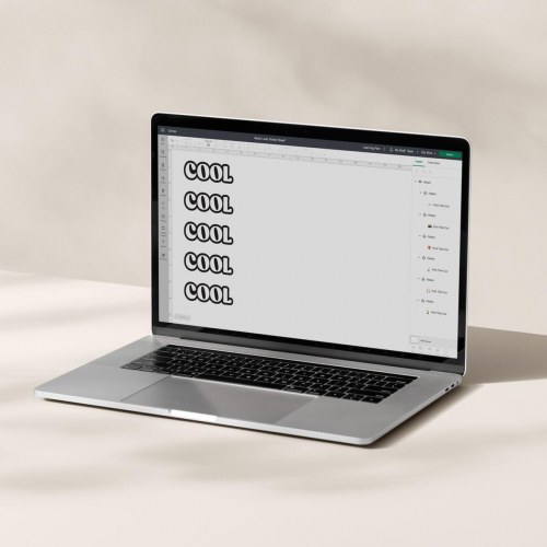 Termisk transfer vinylark Cricut 2010365 (10 enheder)