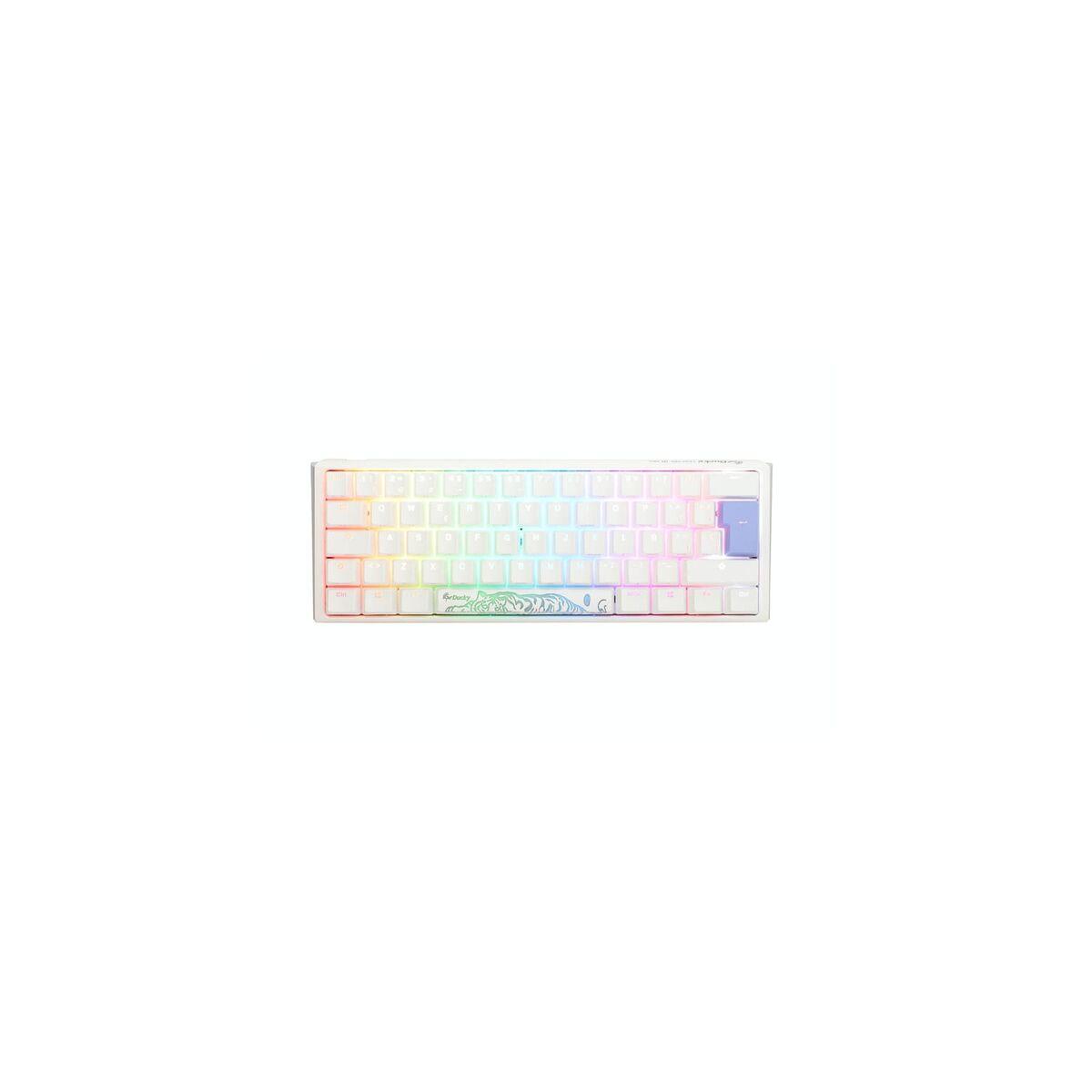 Gaming Tastatur Ducky One 3 Classic Mini Hvid Spansk Qwerty