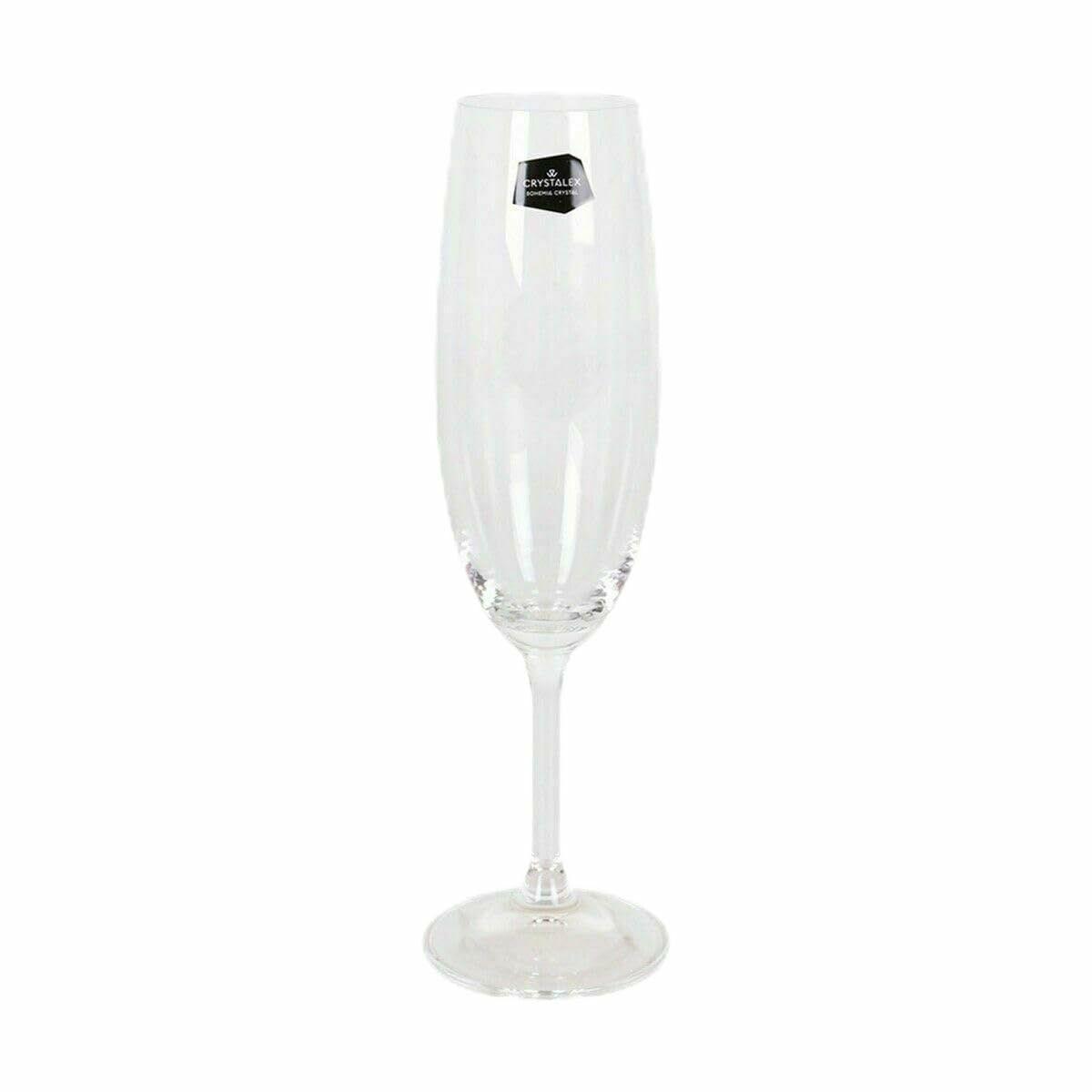 Champagneglas Crystalex Lara 220 ml Multifarvet 6 Dele 4 enheder