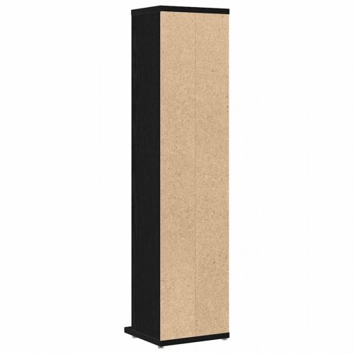 Cd-reol 21×20×88 cm i konstrueret træ - sort eg