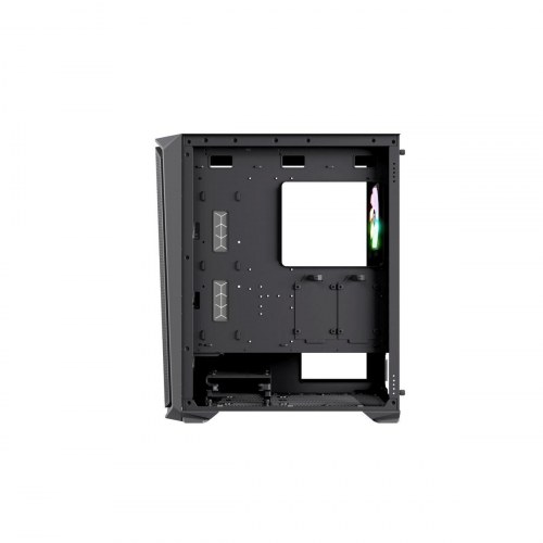 PC cabinet Nfortec Krater X - sort meshfront med RGB-blæsere