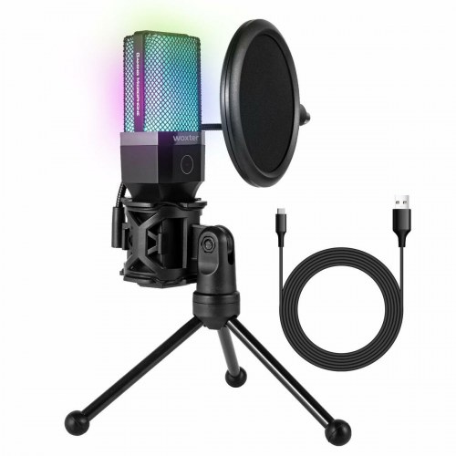 Woxter Mic Studio 65 - USB kondensatormikrofon med RGB