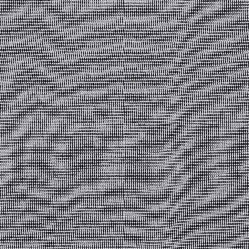 Voile-gardiner med fane i toppen, 2 stk., sort - 140 × 175 cm