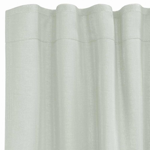Voile-gardiner med løkker 2 stk. 140 × 175 cm - lysegrå