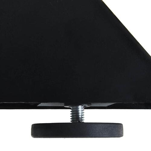 Sofabordben edderkopform 98x58x(42-43) cm stål sort