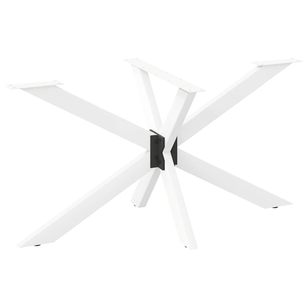 Spisebordsben Edderkopform Sort 150x78x72 73 Cm Stål