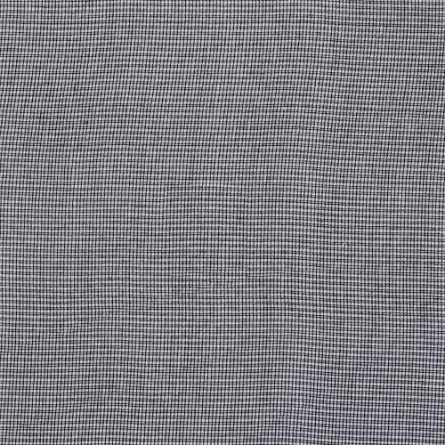 Voile-gardiner med fane i toppen 2 stk. - sort 140×225 cm
