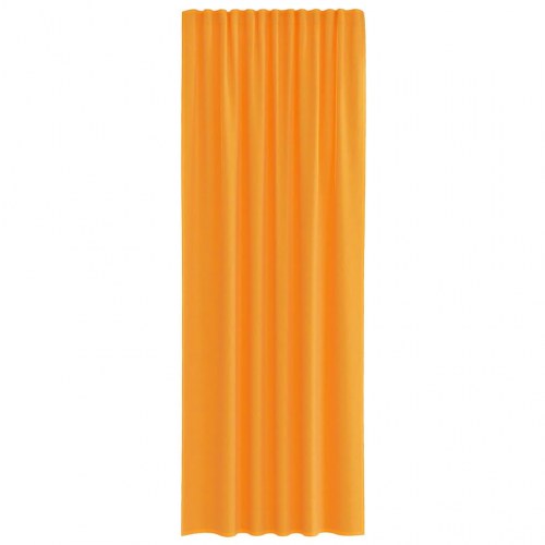 Voile-gardiner med løkker 2 stk. 140×260 cm - orange