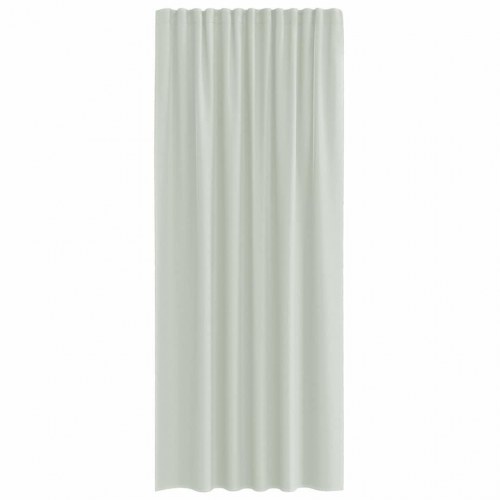 Voile-gardiner med løkker 2 stk. 140×225 cm - lysegrå