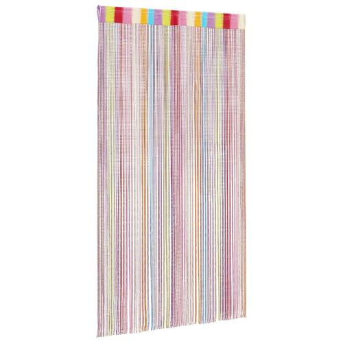 Trådgardiner 2 stk. 140x250 cm flerfarvet