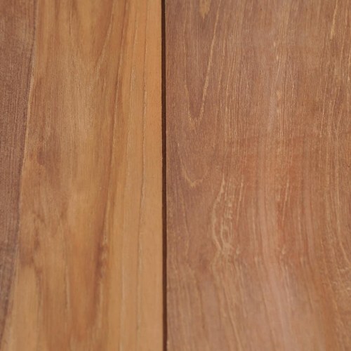 Spisebord 120x60x76 cm massivt teaktræ naturlig finish