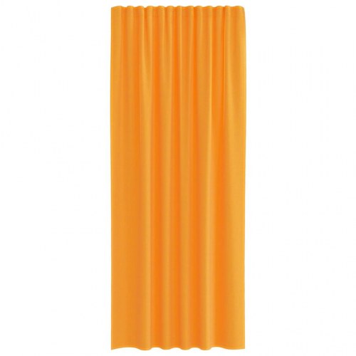 Voile-gardiner med løkker 2 stk. 140×245 cm - orange