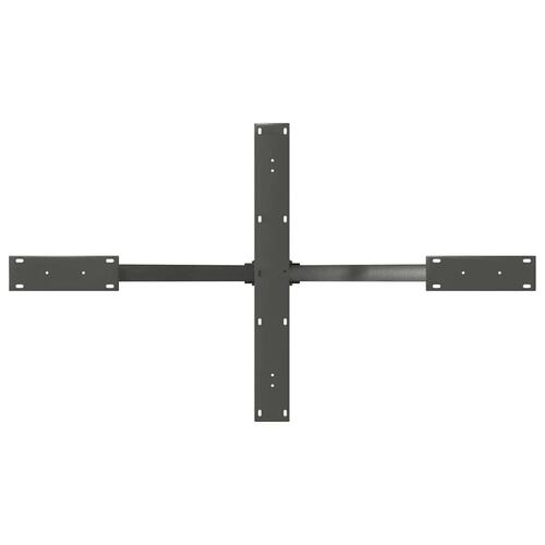 Spisebordsben edderkopform 120x68x(72-73) cm stål antracitgrå