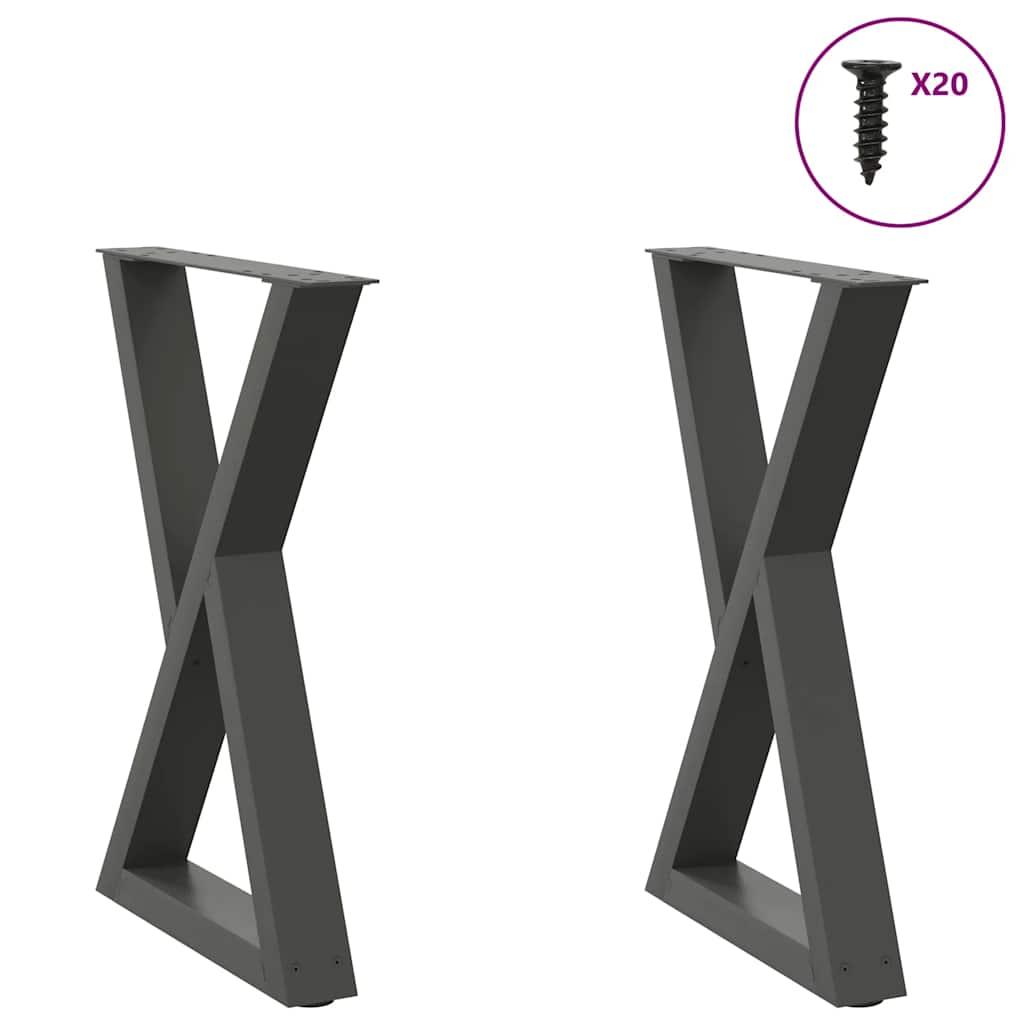 Sofabordben 30X(30-31,3) Cm Stål - Antracitgrå / 50 x (72-73.3) cm