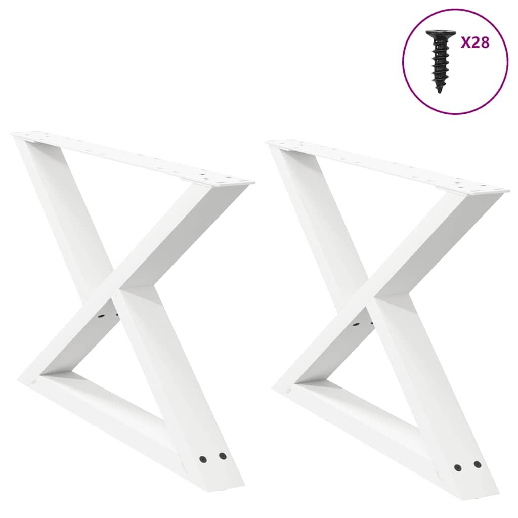 Sofabordben 30X(30-31,3) Cm Stål - Hvid / 70 x (42-43.3) cm