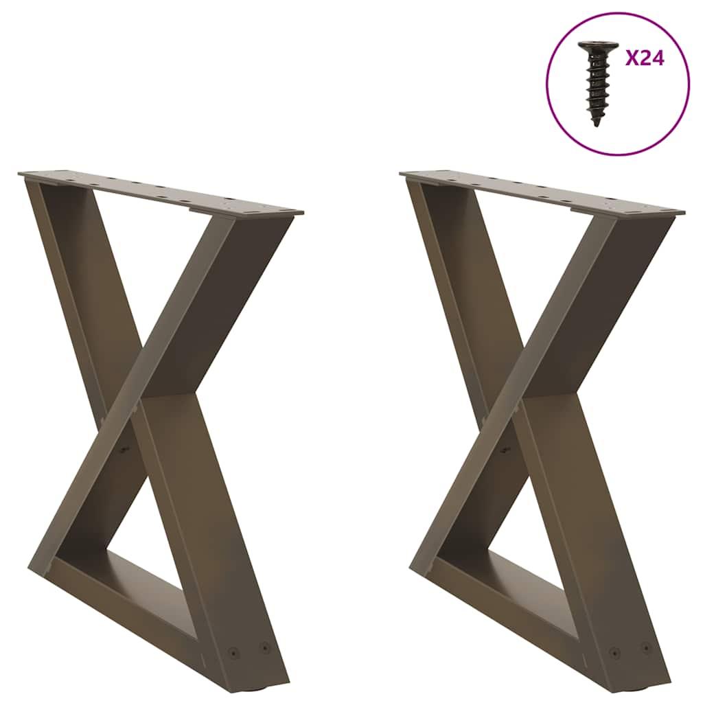 Sofabordben 30X(30-31,3) Cm Stål - Naturfarvet / 50 x (42-43.3) cm