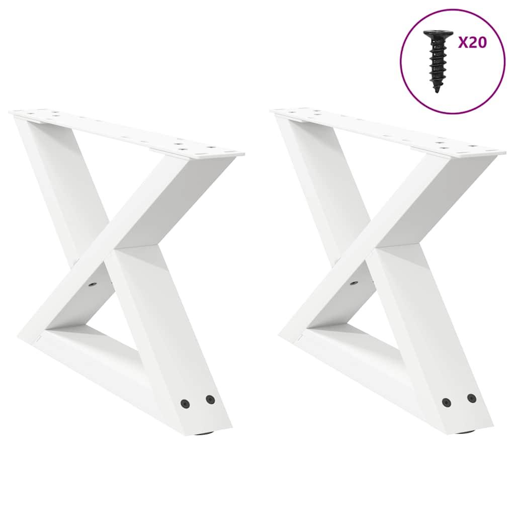 Sofabordben 30X(30-31,3) Cm Stål - Hvid / 60 x (30-31.3) cm