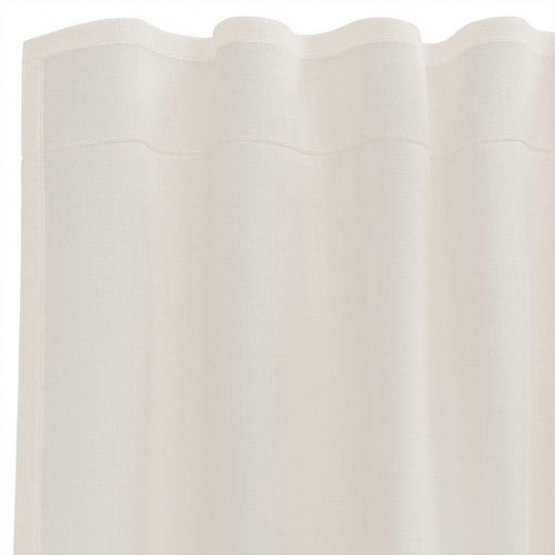 Voilegardiner med fanelukning, 2 stk. - creme, 140 × 225 cm