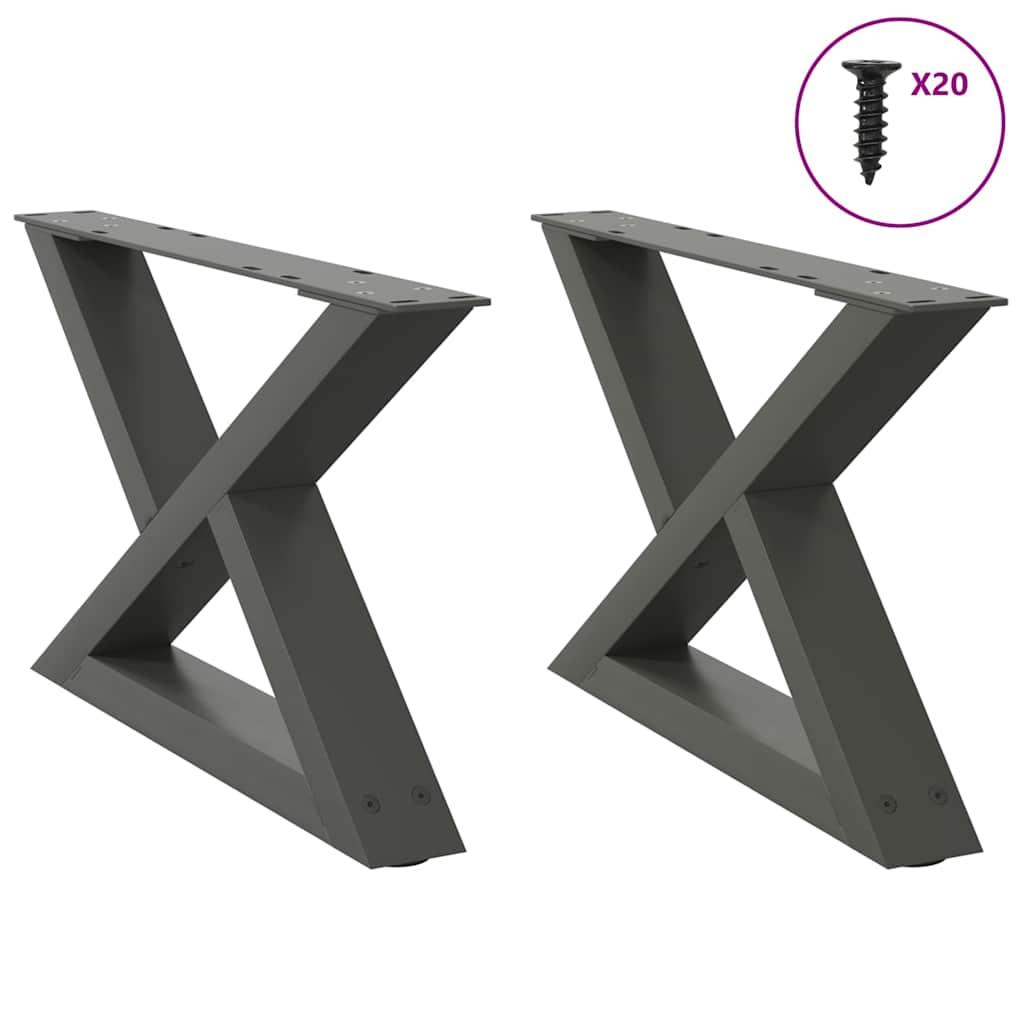 Sofabordben 30X(30-31,3) Cm Stål - Antracitgrå / 50 x (30-31.3) cm