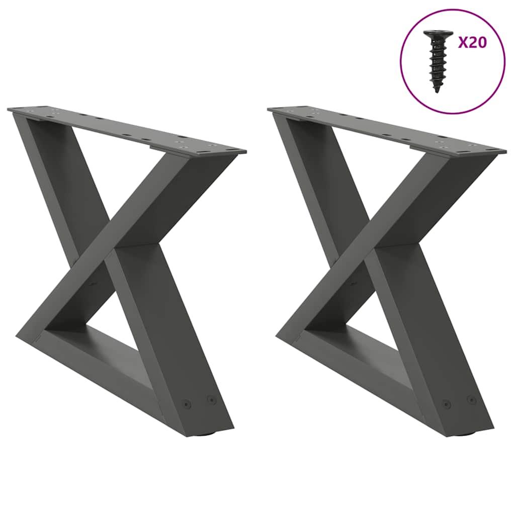 Sofabordben 30X(30-31,3) Cm Stål - Antracitgrå / 60 x (30-31.3) cm