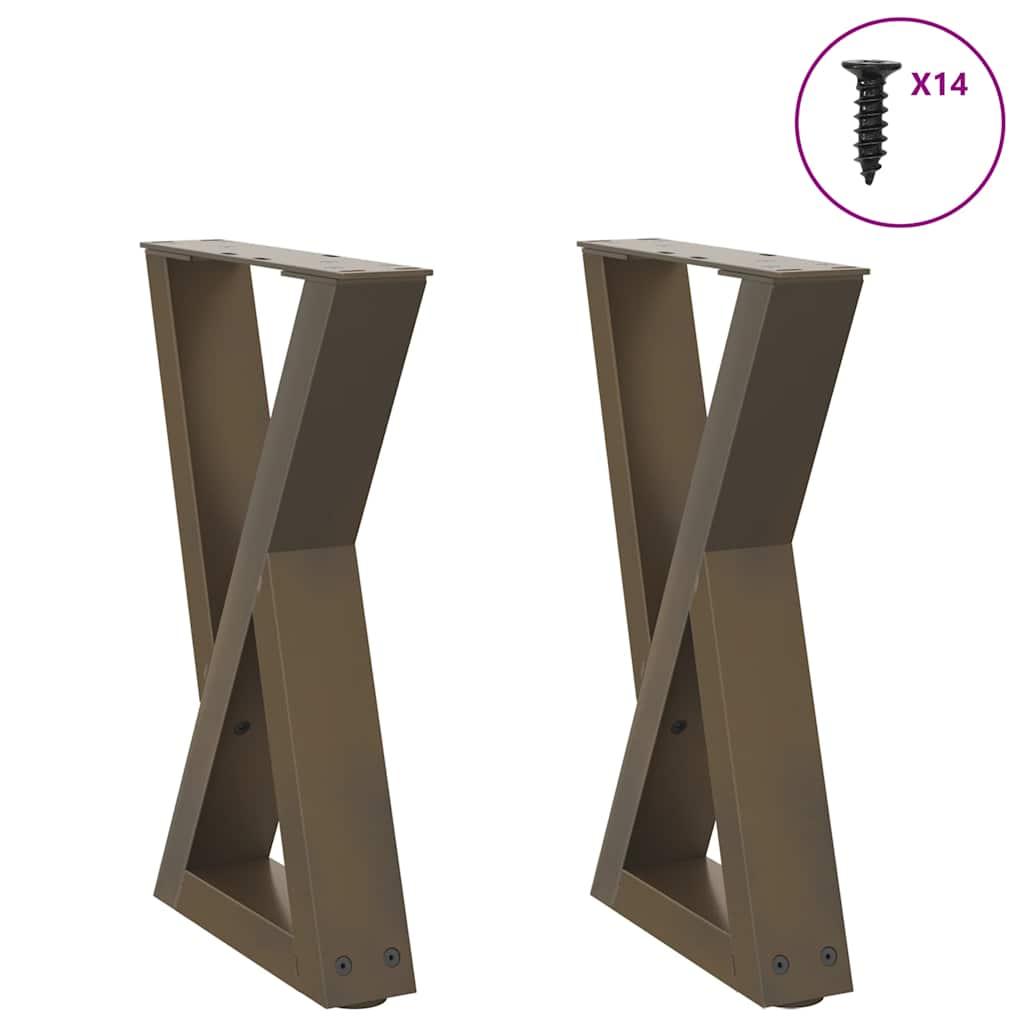 Sofabordben 30X(30-31,3) Cm Stål - Naturfarvet / 28 x (42-43.3) cm