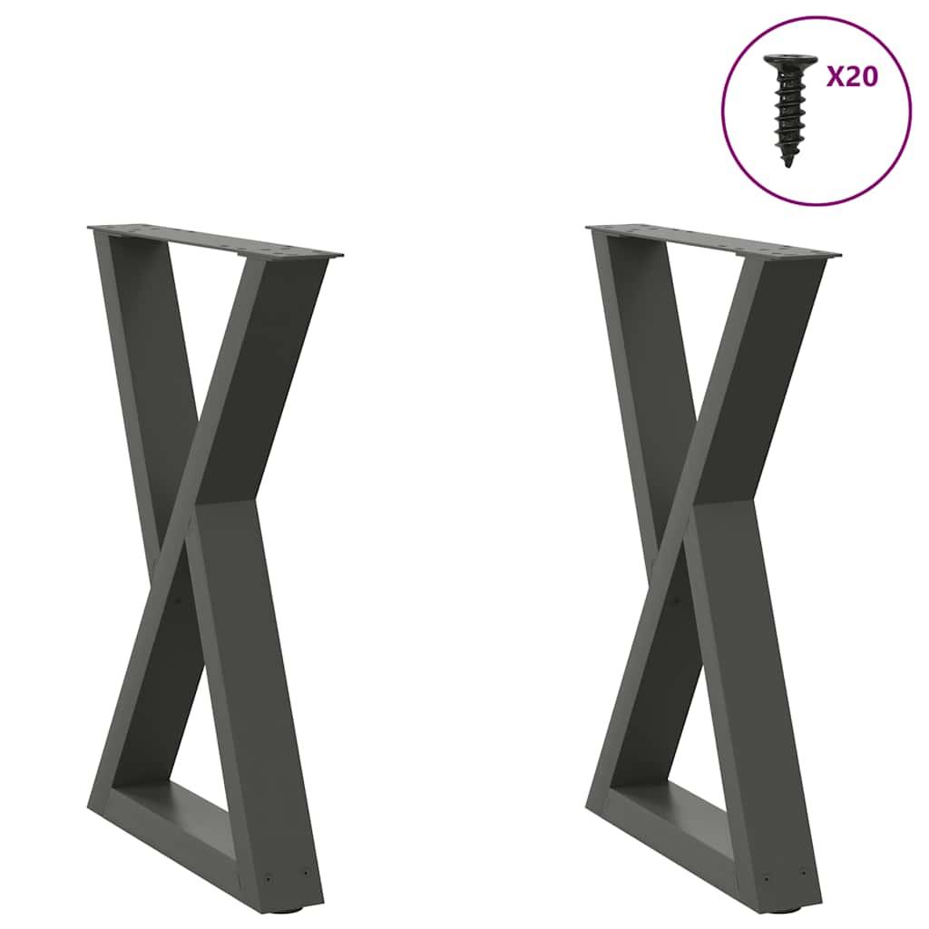 Sofabordben 30X(30-31,3) Cm Stål - Antracitgrå / 60 x (72-73.3) cm
