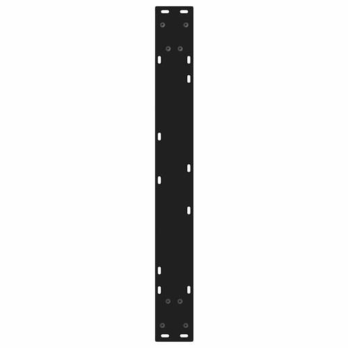 Spisebordsben 2 stk Sort 80x(72-73,3) cm Stål