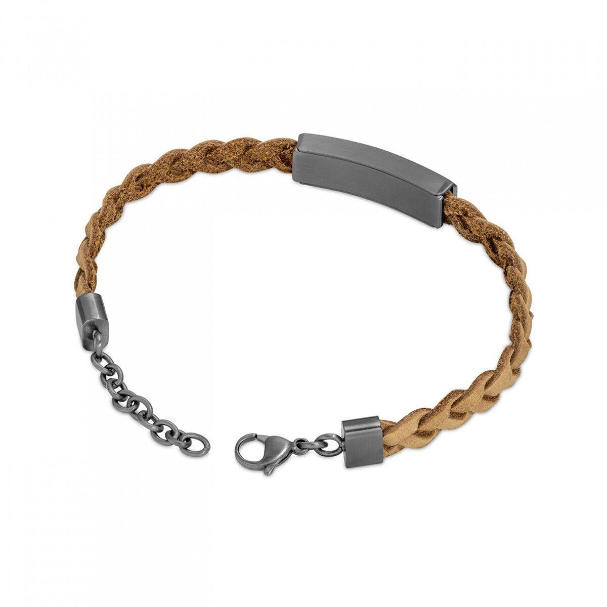 Armbånd til mænd Timberland - flettet læder TDAGB0002103