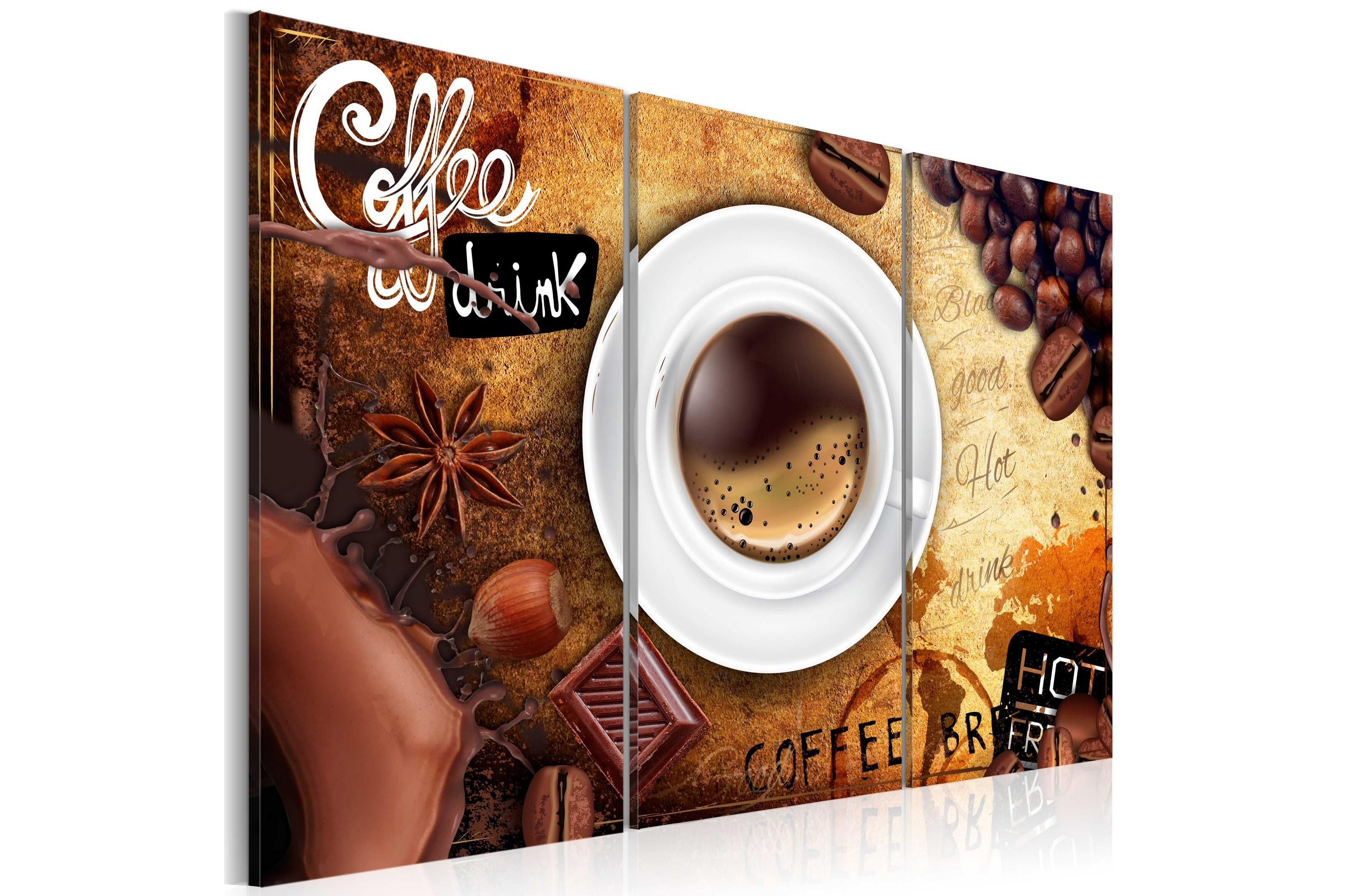 Billede - Cup of coffee - 60 x 40 cm - Standard