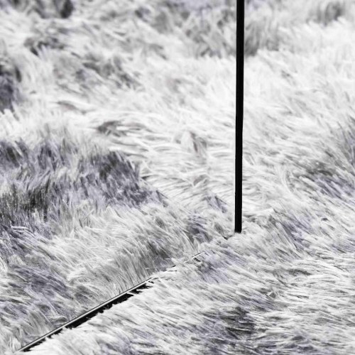 Shaggy gulvtæppe NAVARRA 60 x 100 cm - lysegrå