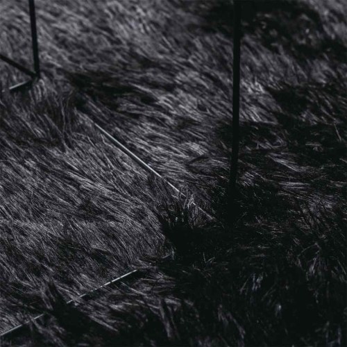 Shaggy gulvtæppe NAVARRA 160 x 230 cm - sort