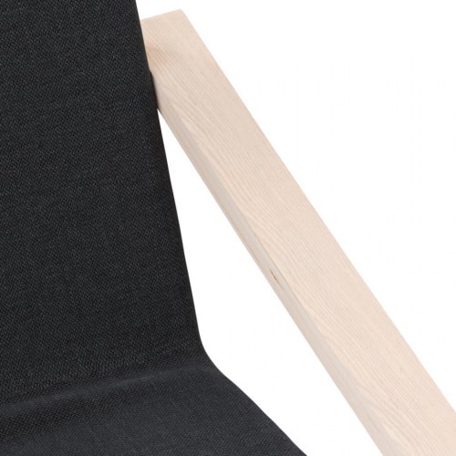 Lænestol stof sort (kun UK/IE/FI/NO)