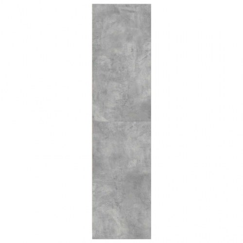 Klædeskab 80 x 50 x 200 cm - betongrå