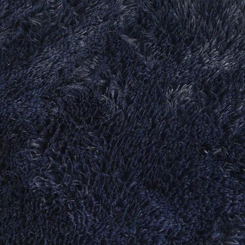 Shaggy gulvtæppe NAVARRA 240x340cm høje luv polyester marineblå