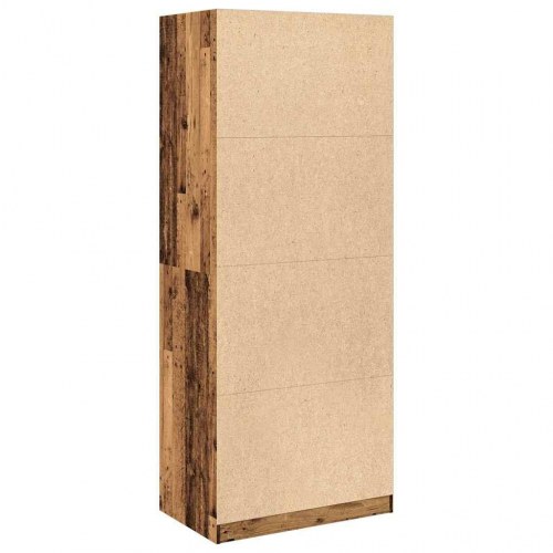 Klædeskab 80 x 50 x 200 cm i konstrueret træ