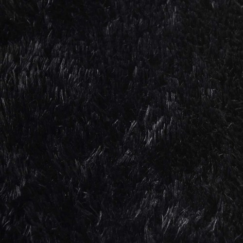 Shaggy gulvtæppe NAVARRA oval 300 x 200 cm - sort
