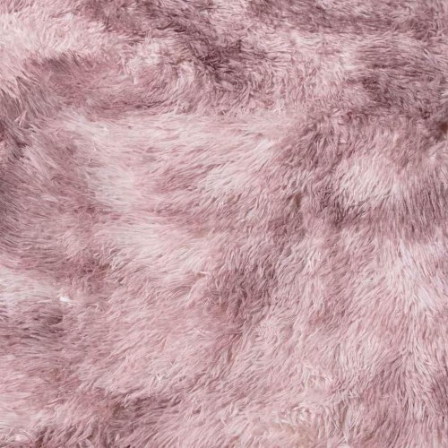 Shaggy gulvtæppe NAVARRA 60 x 100 cm - støvet rosa