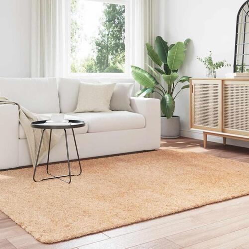 Shaggy gulvtæppe NAVARRA 160x230 cm høje luv polyester beige