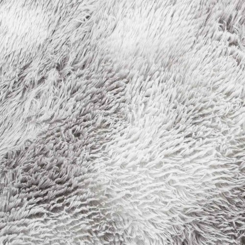 Shaggy gulvtæppe NAVARRA 200 x 200 cm - lysegrå