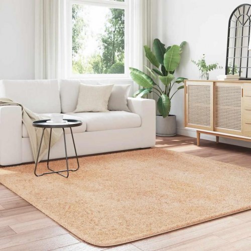 Shaggy gulvtæppe NAVARRA 200 x 200 cm - beige