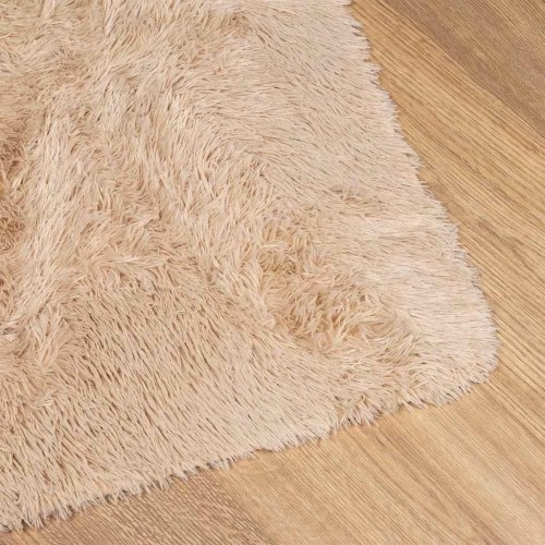 Shaggy gulvtæppe NAVARRA 200 x 200 cm - beige